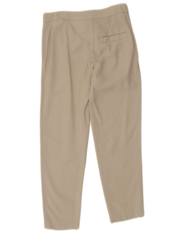 Calvin Klein Womens Tapered Chino Trousers US 4 Small W30 L27 Beige