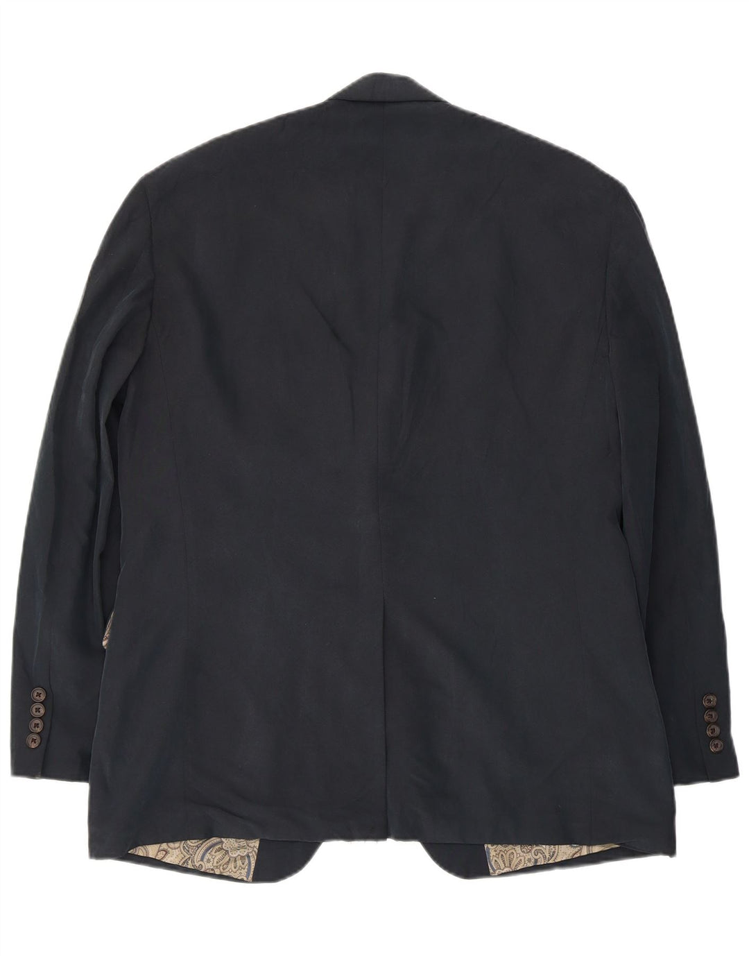 Jaqueta Blazer Masculina Ralph Lauren com 2 Botões Reino Unido 40 Médio Azul Marinho Modal