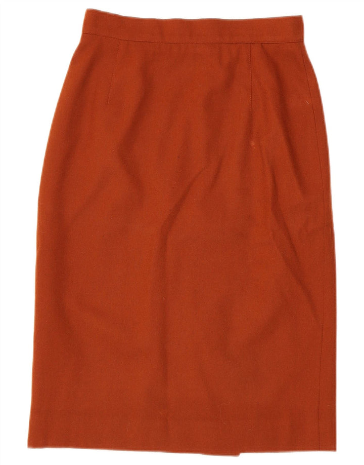 Conjunto de saia feminina grande de 2 peças Windsmoor Reino Unido 8 pequeno W26 marrom lã nova