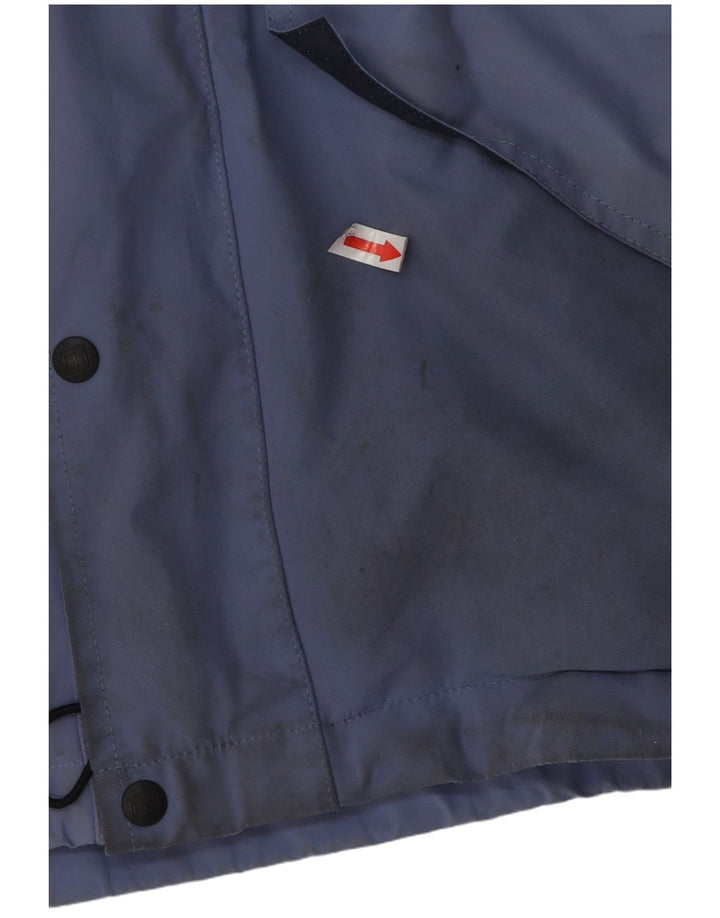 Jaqueta de chuva grande feminina Berghaus UK 10 poliéster azul pequeno