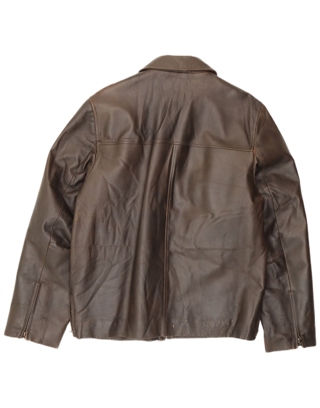 Jaqueta de couro masculina Conbipel IT 48 couro marrom médio