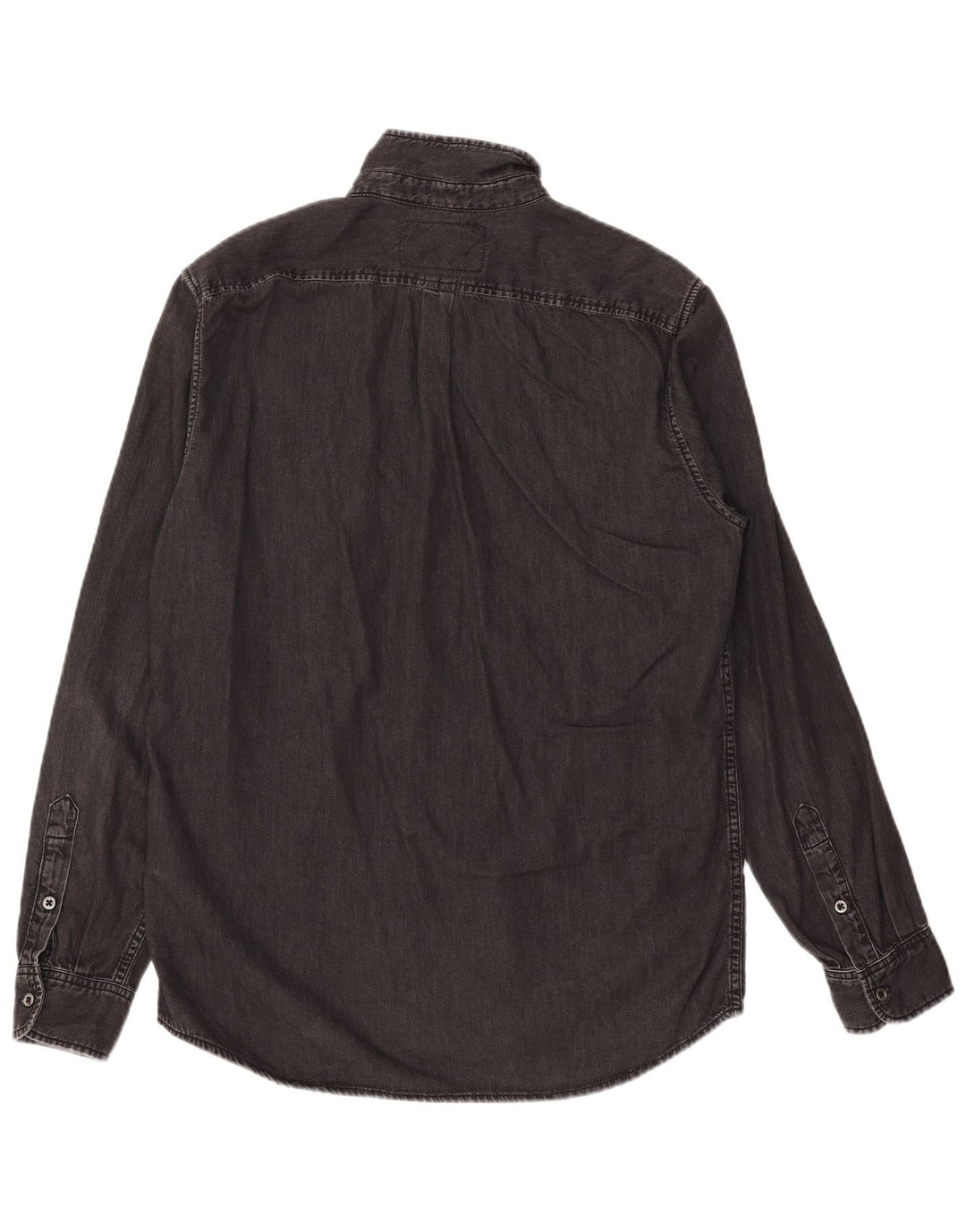 Camisa jeans masculina Diesel grande algodão preto