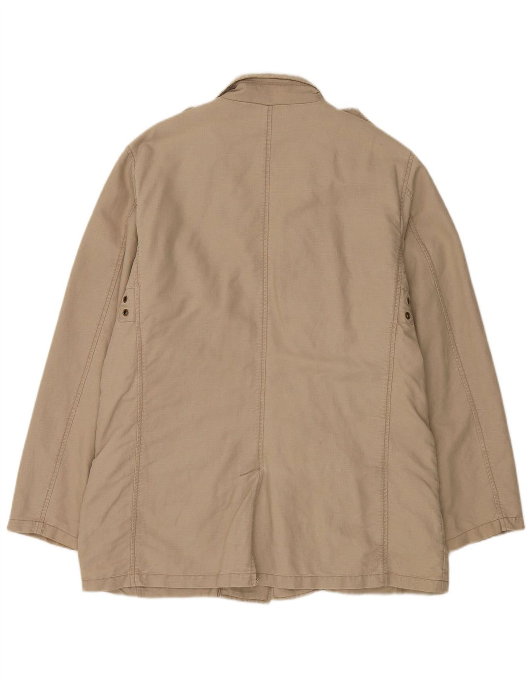 Jaqueta militar masculina Jan Paulsen EU 54 2XL linho bege