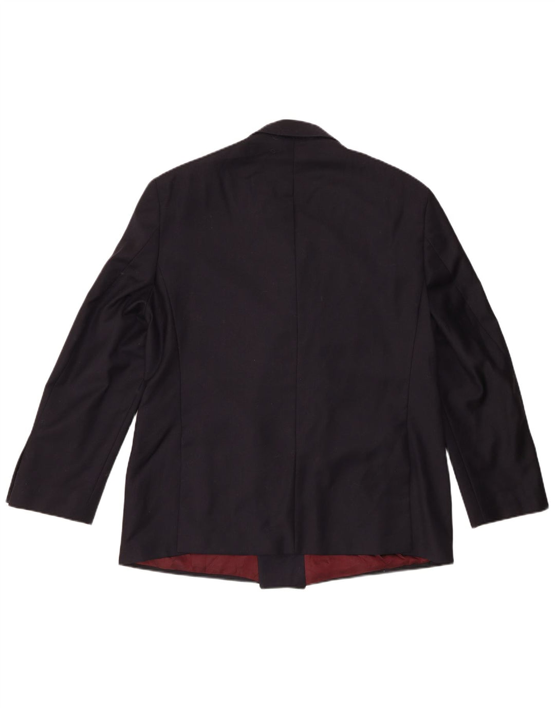 Jaqueta blazer masculina Marks & Spencer com peito duplo Reino Unido 42 grande azul marinho
