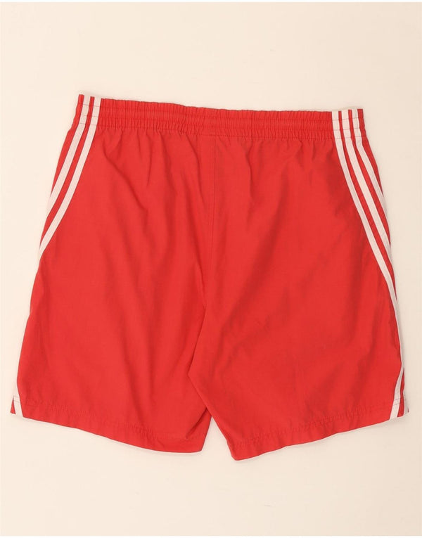ADIDAS Mens Sport Shorts Médio Poliéster Vermelho