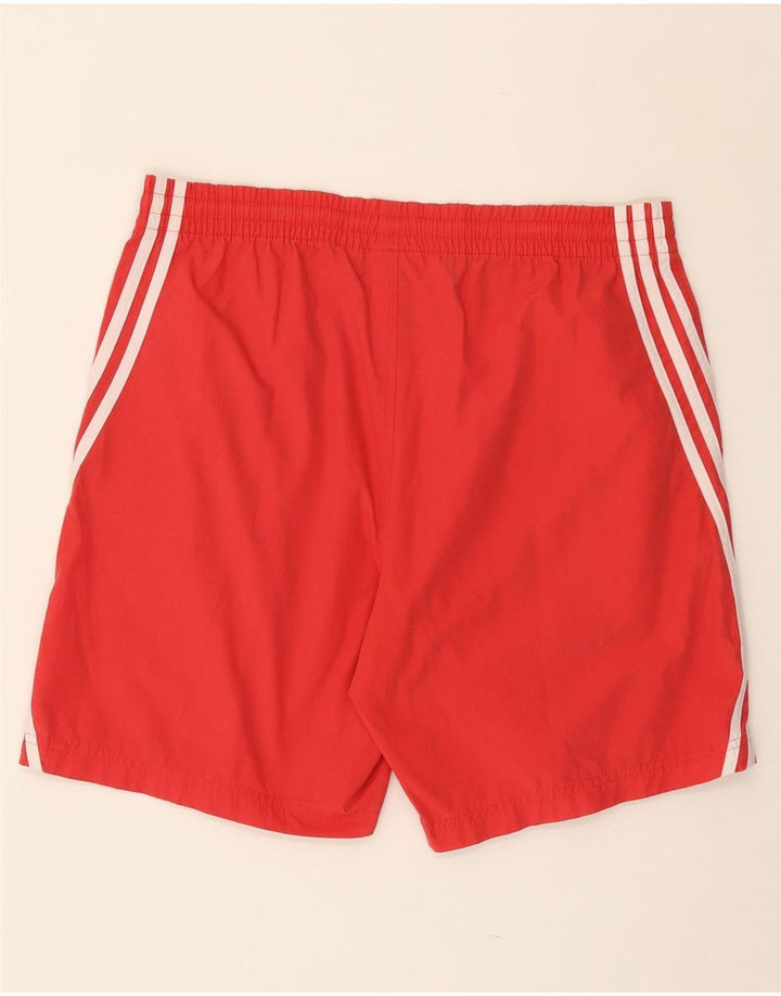 ADIDAS Mens Sport Shorts Médio Poliéster Vermelho
