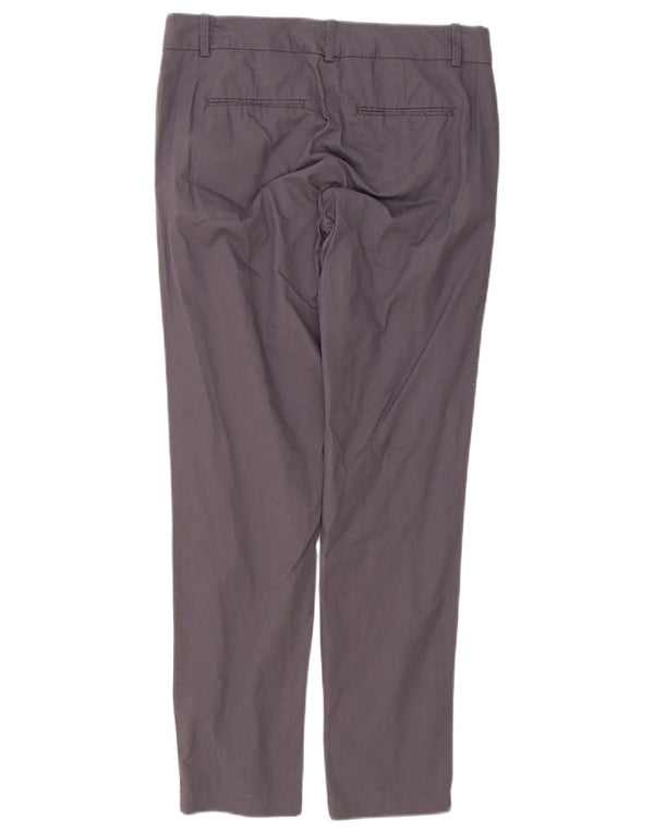 Calça Chino Feminina Slim Warehouse UK 10 Pequeno W30 L30 Algodão Cinza