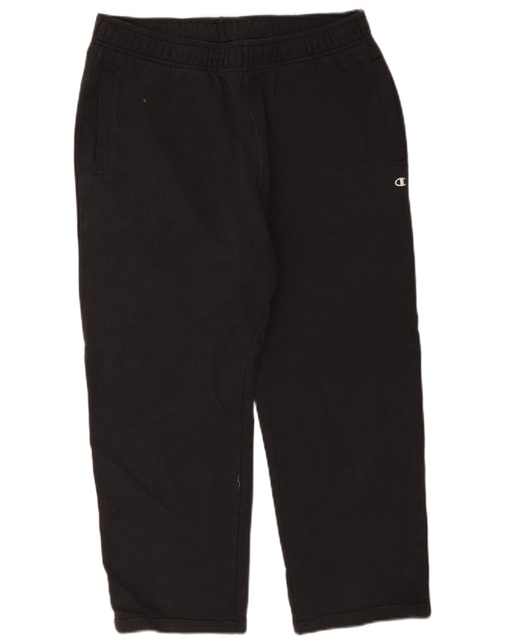 Calça esportiva masculina Champion Crop grande de algodão preto