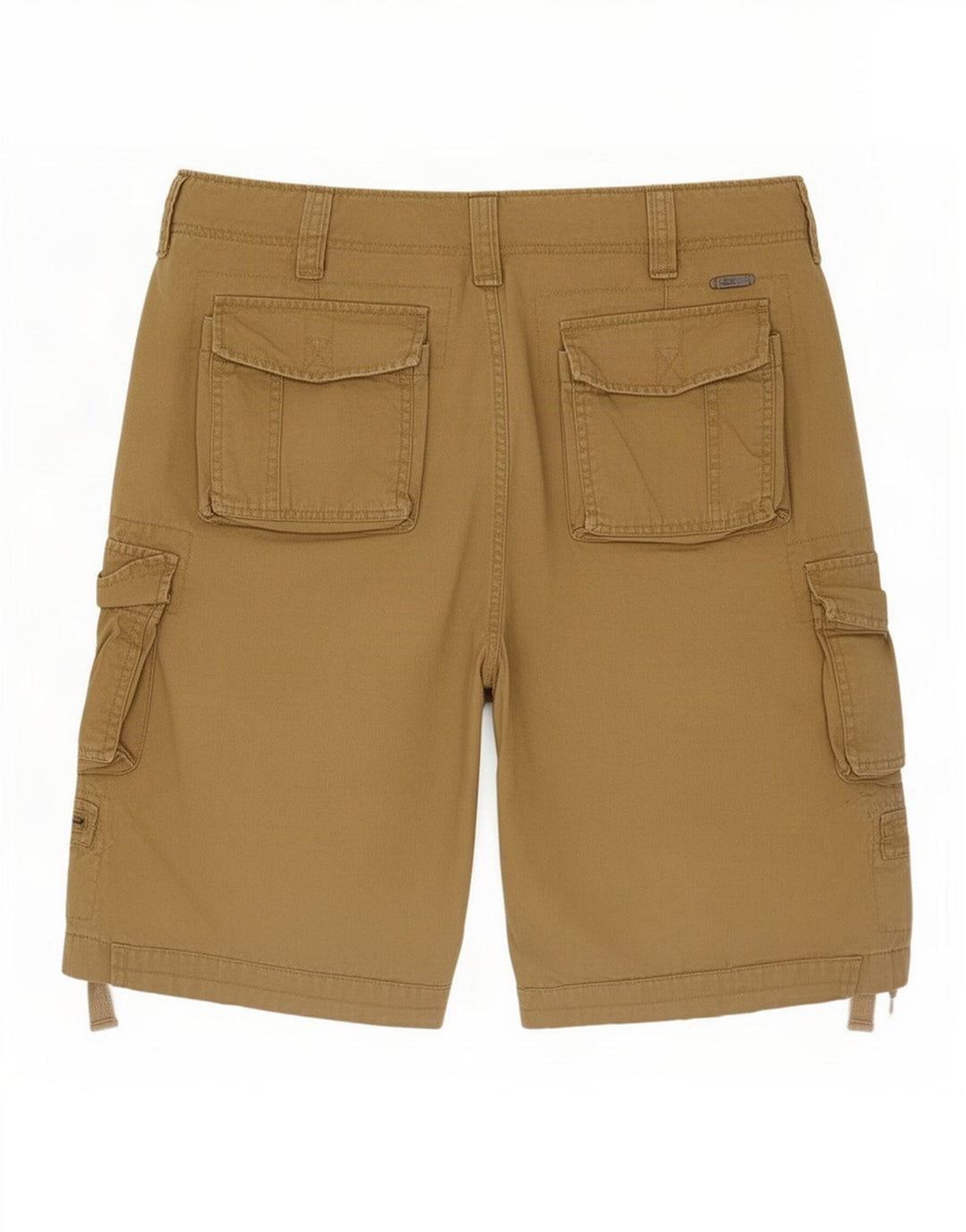 Shorts cargo masculino Brandit grande W34 algodão bege