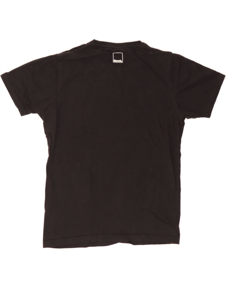 BENCH Mens Graphic T-Shirt Top Medium Black Cotton Vintage Bench and Second-Hand Bench from Messina Hembry 