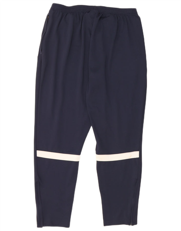 Calça de treino masculina Nike XL azul marinho colorblock poliéster