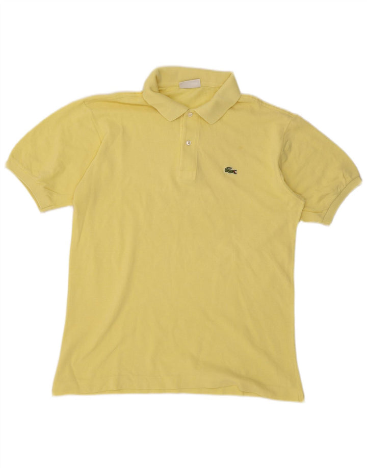 Camisa polo masculina Lacoste tamanho 6 XL amarelo