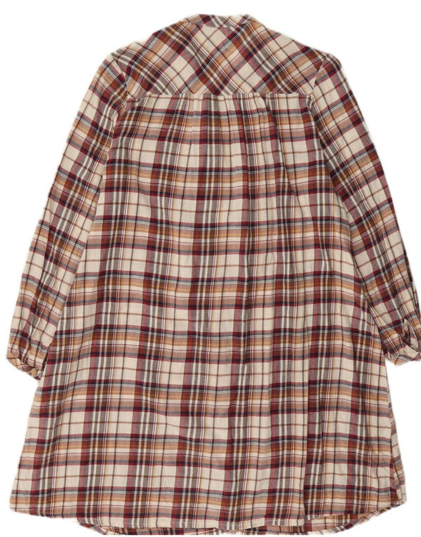 Vestido camisa de flanela feminino Wrangler UK 14 médio xadrez multicolorido