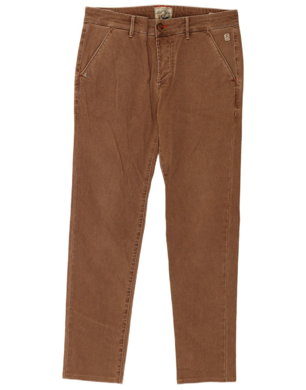 Calça Chino Masculina Camuflada AR e J Slim Fit IT 48 Médio W34 L31 Marrom
