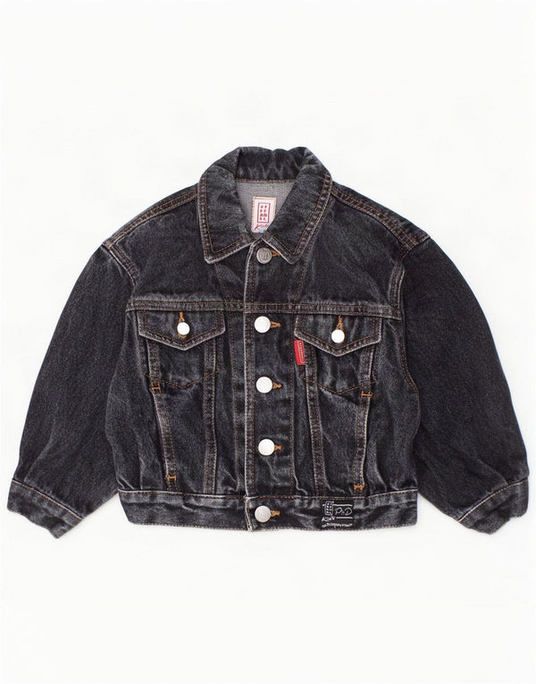 Jaqueta jeans Stefanel Baby Boys 18-24 meses algodão cinza