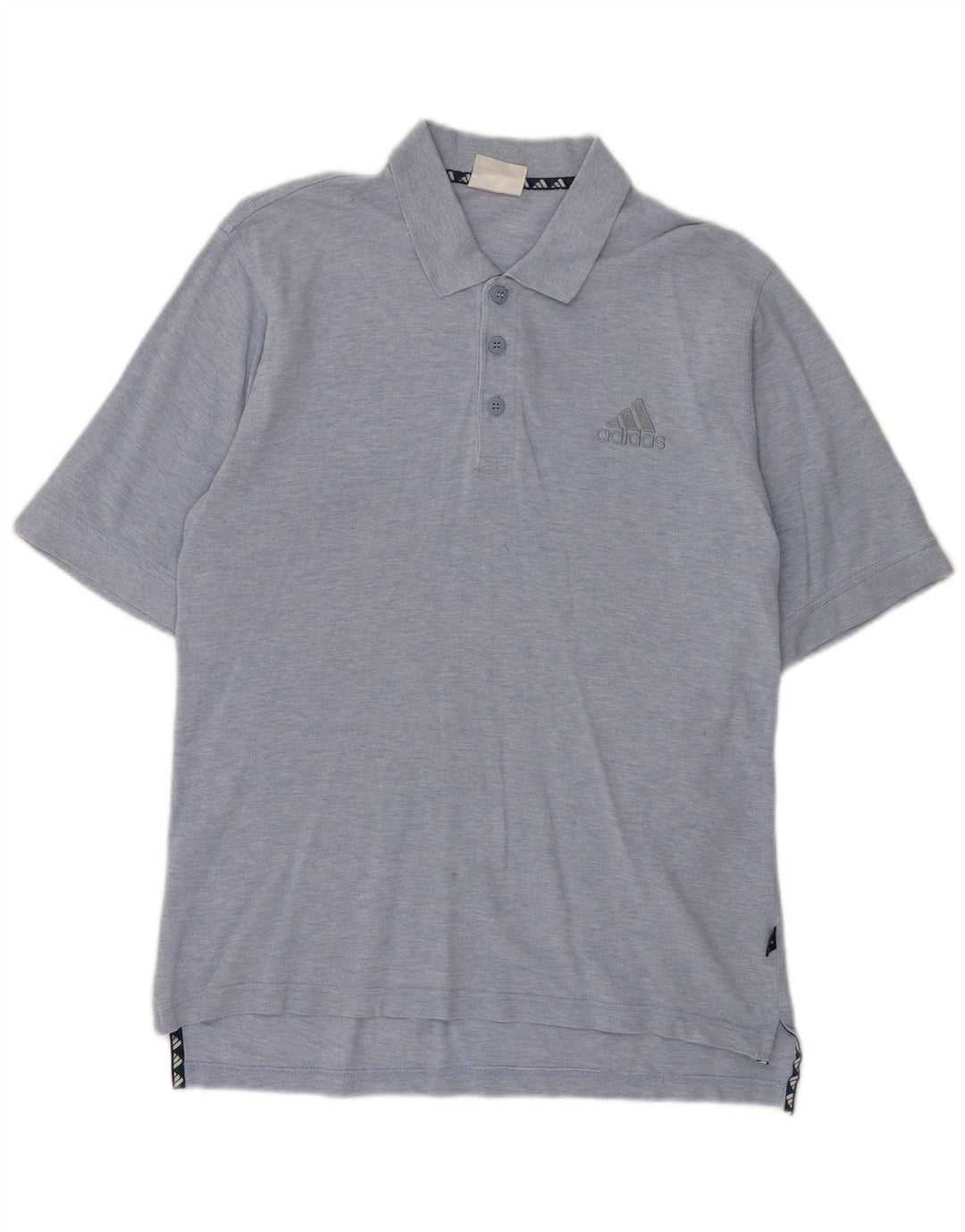 Camisa Polo Masculina Adidas Azul Médio