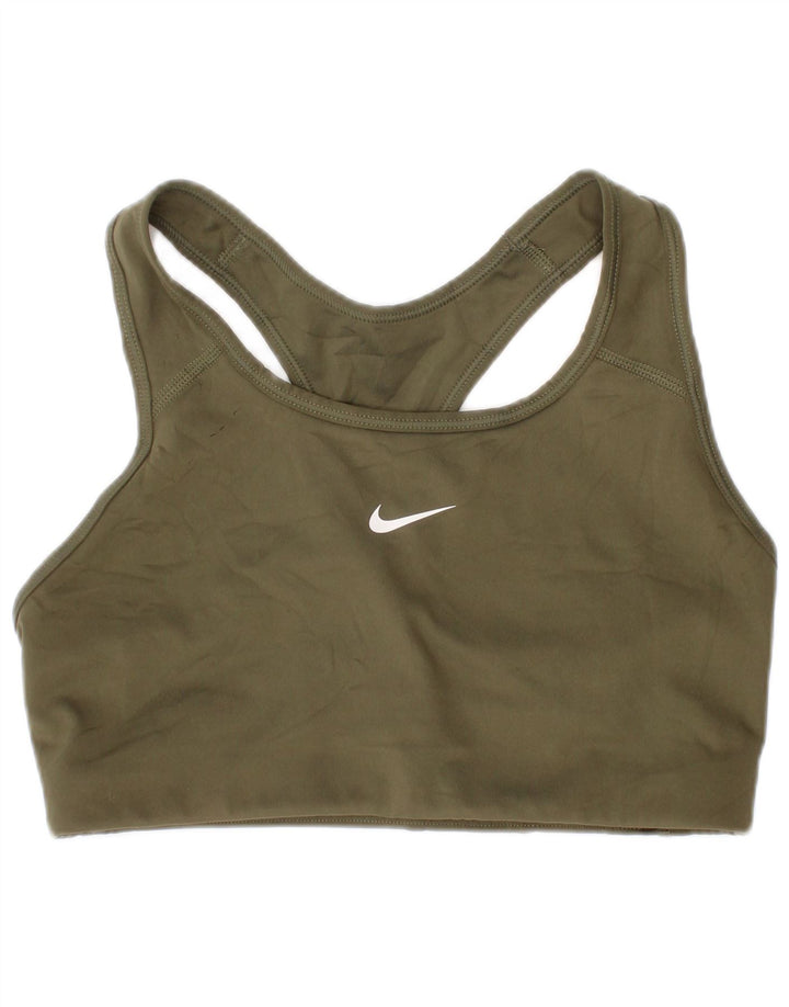 Sutiã esportivo feminino Nike Top pequeno cáqui esportivo