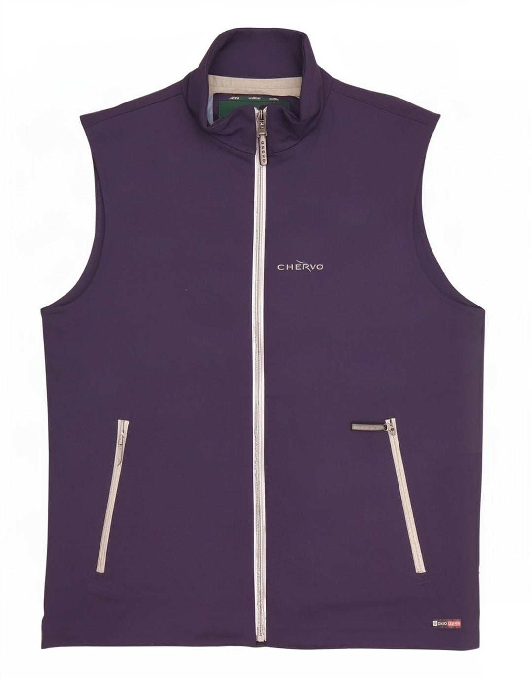 Chervo Mens Gilet IT 46 Pequeno Azul Marinho