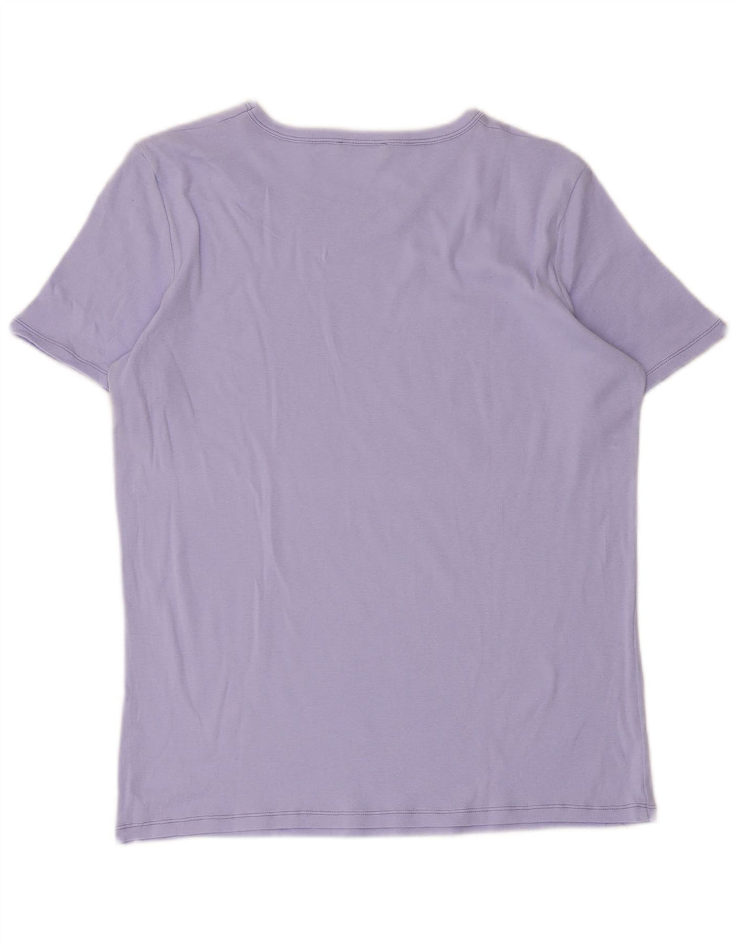 Camiseta feminina Benetton UK 12 médio roxo