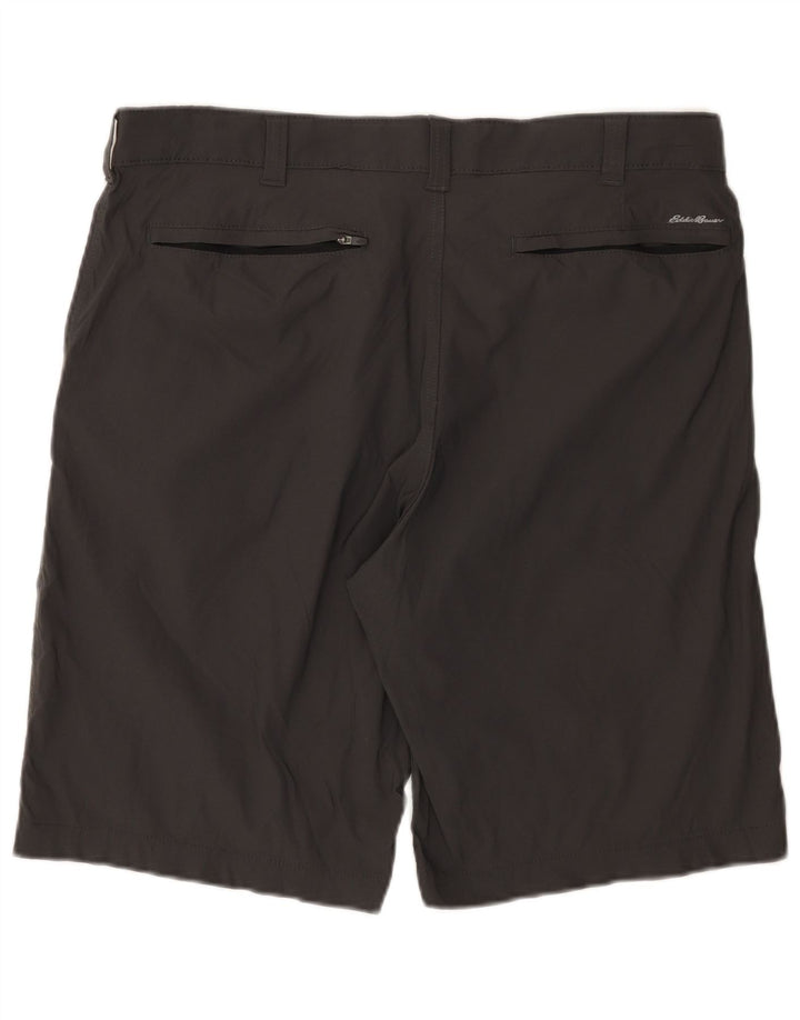 EDDIE BAUER Mens Chino Shorts W38 XL Cinza Nylon