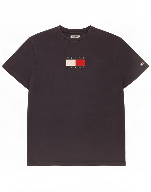 Camiseta masculina Tommy Hilfiger Top médio algodão azul marinho