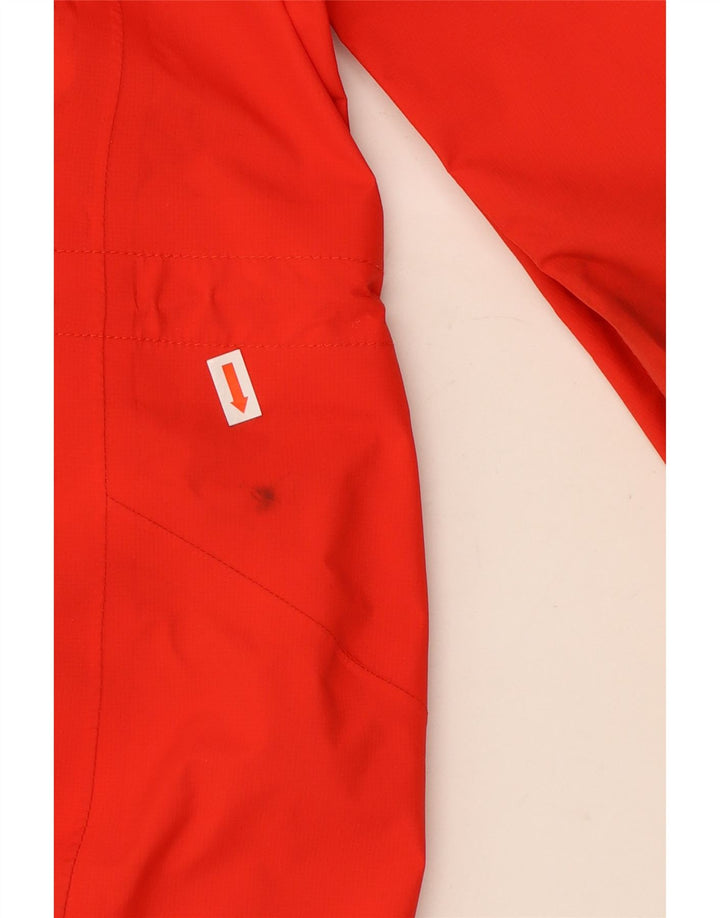 Jaqueta de chuva feminina com capuz Gore-Tex BERGHAUS Reino Unido 14 grande poliamida vermelha