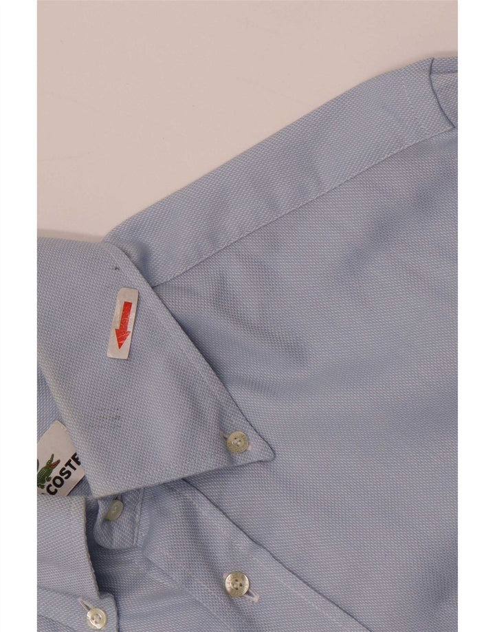 Camisa masculina Lacoste tamanho 39 azul médio