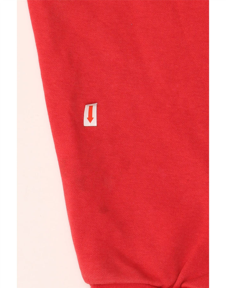 CHAMPION Mens Zip Hoodie Sweater Large Red Vintage Champion and Second-Hand Champion from Messina Hembry 