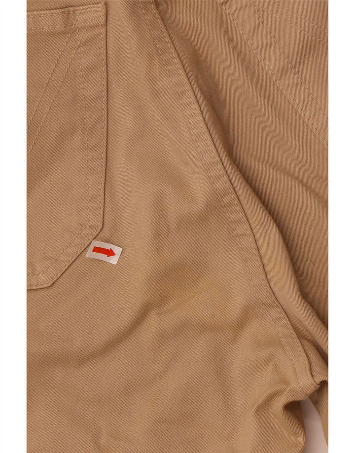 JECKERSON Mens Straight Casual Trousers W32 L31 Brown Cotton Vintage Jeckerson and Second-Hand Jeckerson from Messina Hembry 