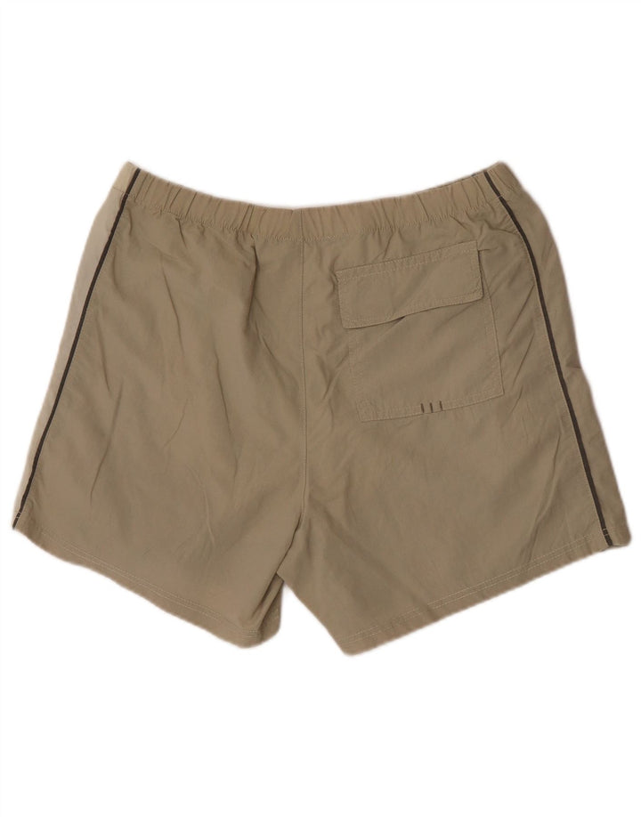 Calção de banho masculino Invicta gráfico grande bege colorblock poliamida