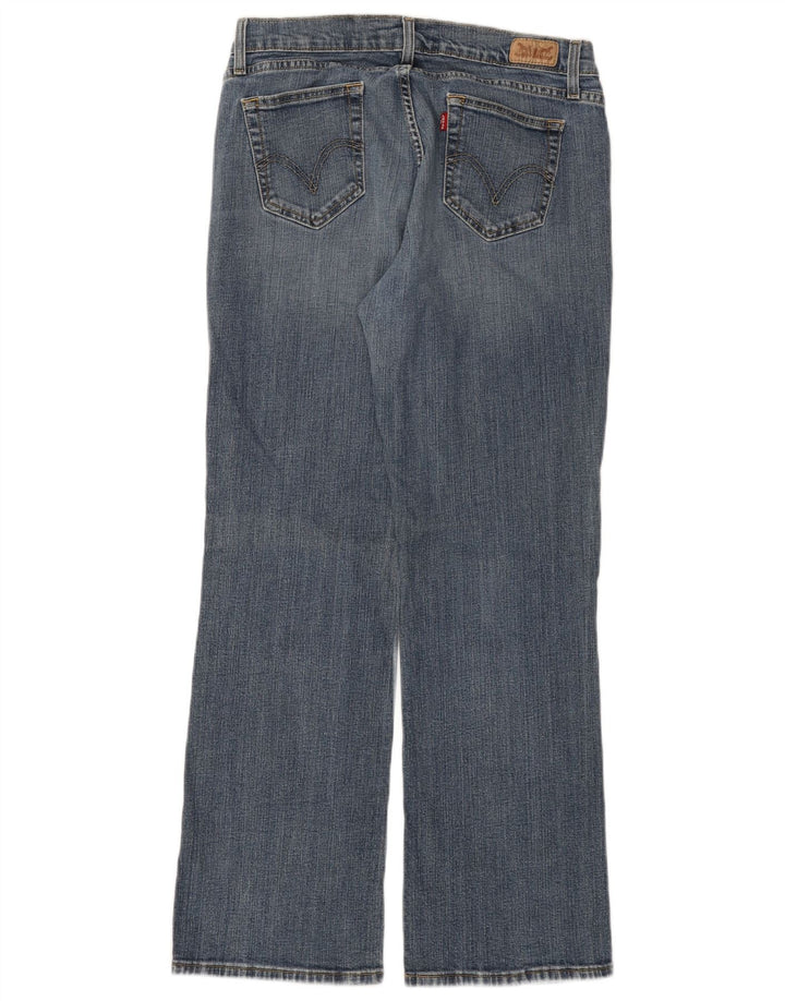 Calça jeans feminina LEVI'S 529 Curvy Bootcut W32 L32 azul algodão