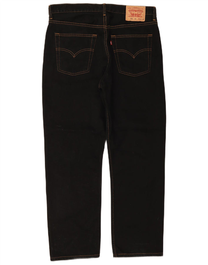 Jeans Levis 582 Straight Masculino W36 L30 Preto