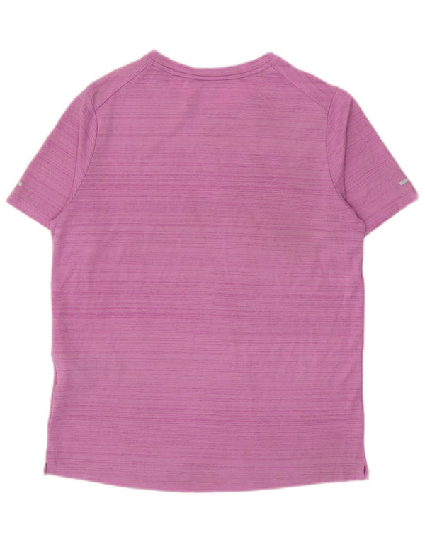 Camiseta Nike Boys Dri Fit Graphic Top 13-14 Anos XL Roxo Riscas