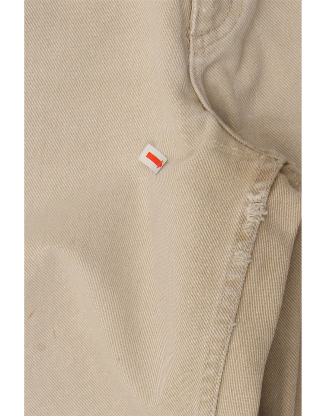 VINTAGE Mens Tapered Jeans W30 L27 Beige Cotton Vintage Vintage and Second-Hand Vintage from Messina Hembry 