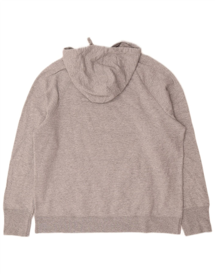 Jumper masculino com capuz gráfico Champion grande cinza manchado