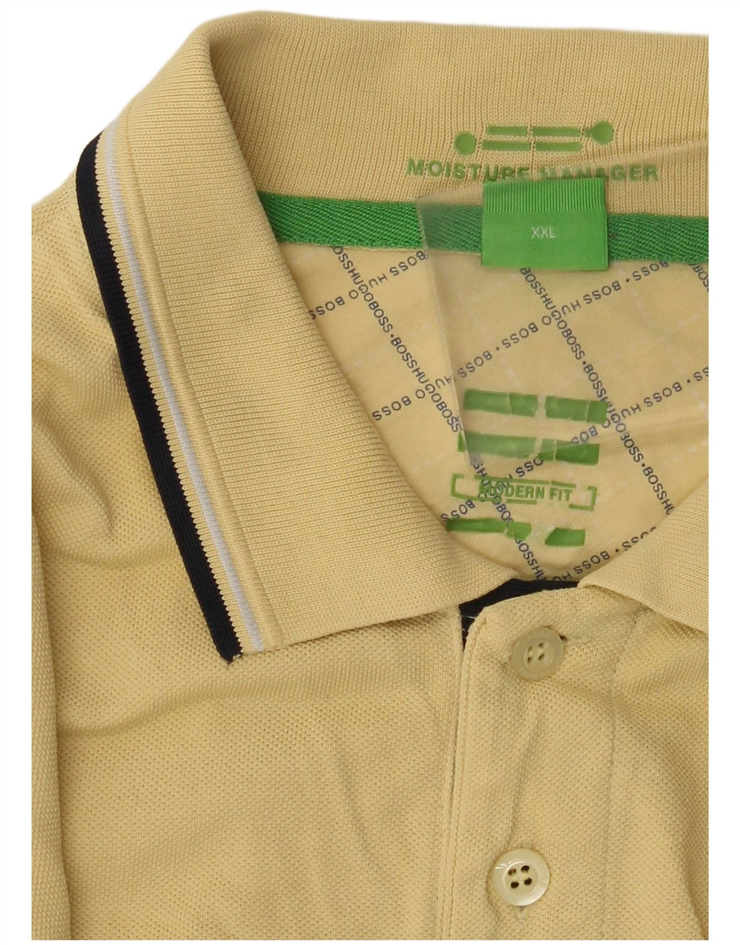 Camisa polo masculina HUGO BOSS 2XL amarela