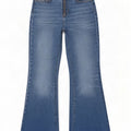 Gas Womens Bootcut Flared Jeans W26 L32 Azul Algodão