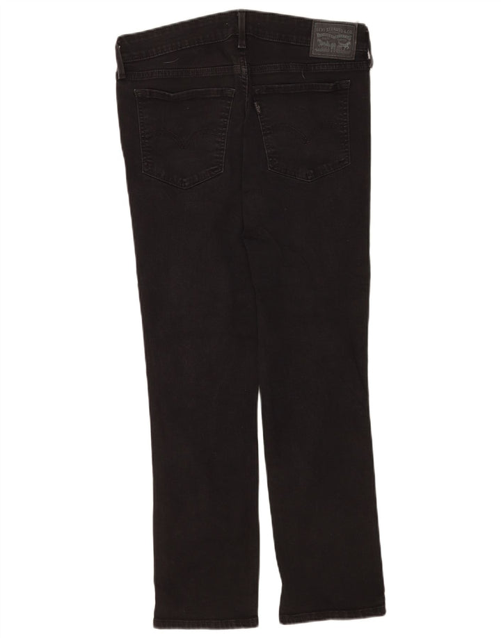 Calça jeans feminina Levi's 712 Slim W29 L27 algodão preto