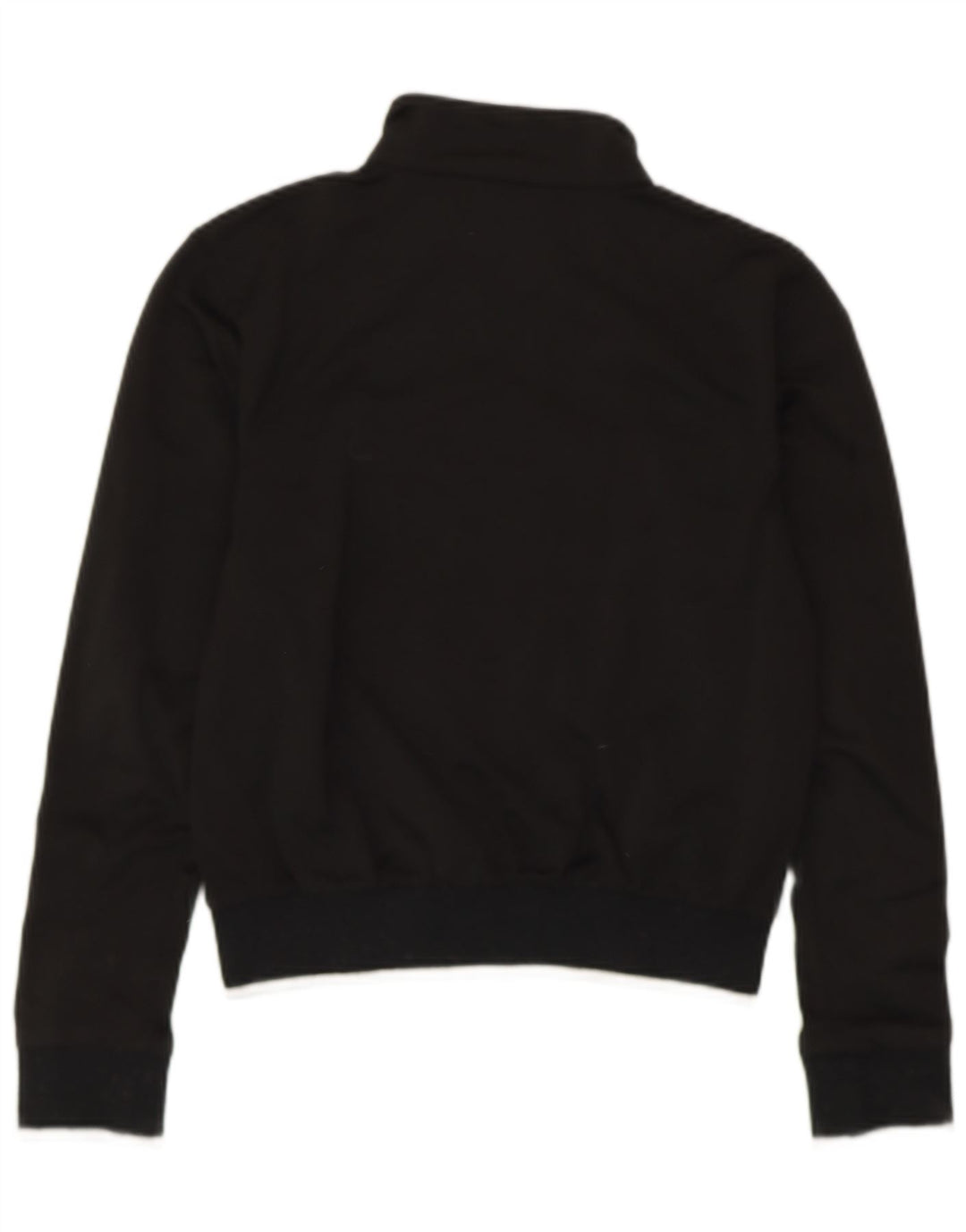 PUMA Womens Tracksuit Top Jacket UK 8 Pequeno Preto Colourblock Poliéster