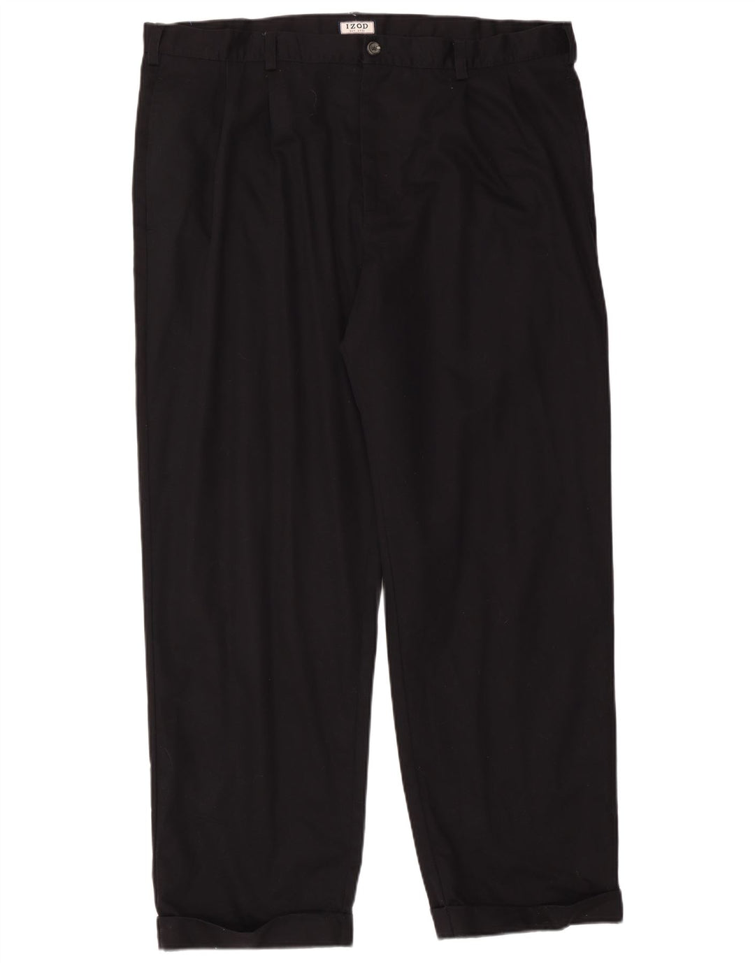 Calça Chino Masculina Izod W42 L32 Algodão Preto