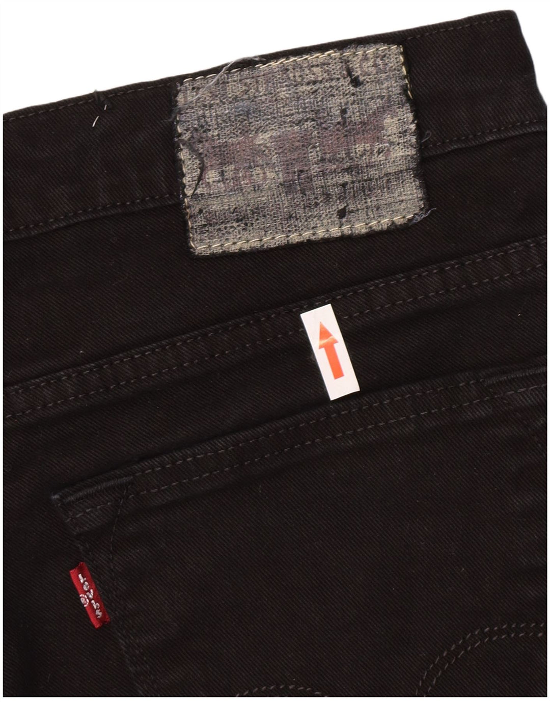Levi's Masculino 519 Slim Jeans W33 L30 Algodão Preto