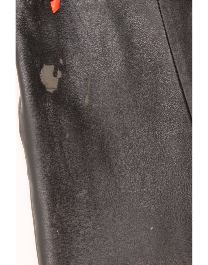 Jaqueta masculina de couro bomber Conbipel IT 48 couro preto médio