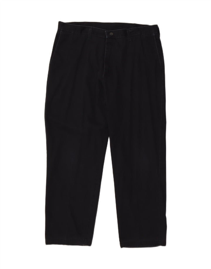 LEE Mens Straight Chino Trousers W38 L29 Navy Blue Cotton Vintage Lee and Second-Hand Lee from Messina Hembry 