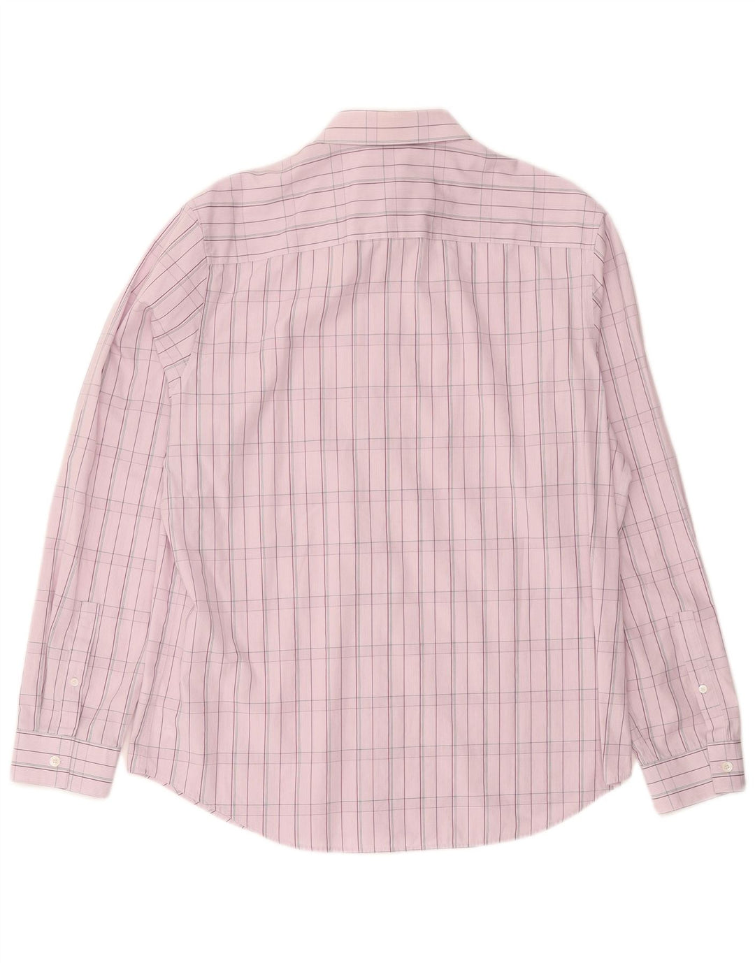 Camisa masculina CALVIN KLEIN grande algodão xadrez rosa