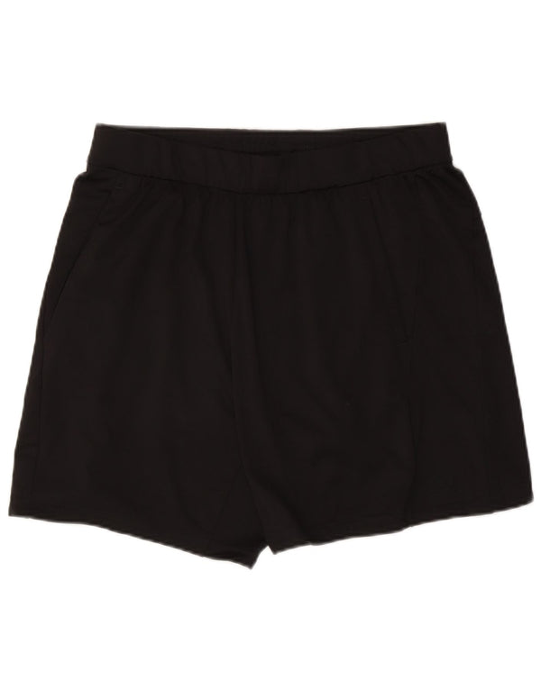 Shorts esportivos masculinos Adidas grande poliéster preto