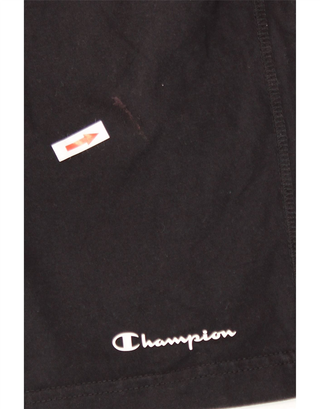 Shorts esportivos masculinos Champion grande algodão preto