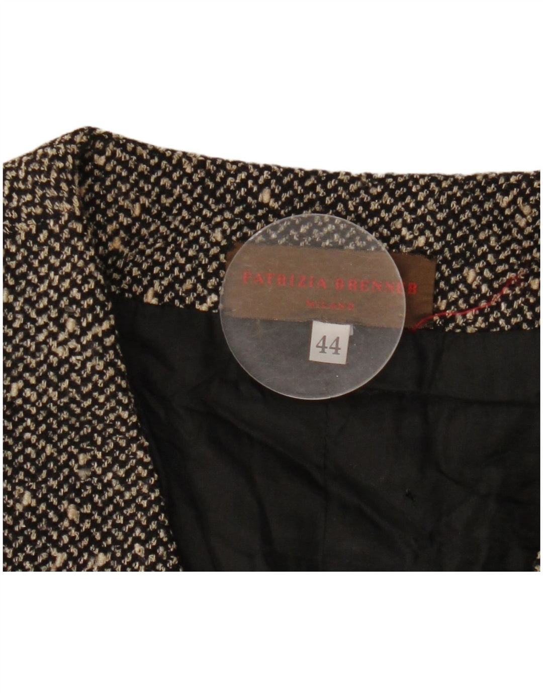 Colete feminino Patrizia Brenner IT 44 médio preto manchado