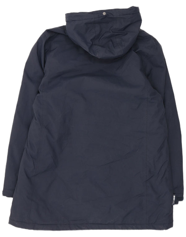 Casaco corta-vento feminino com capuz Mountain Warehouse Reino Unido 20 2XL azul marinho