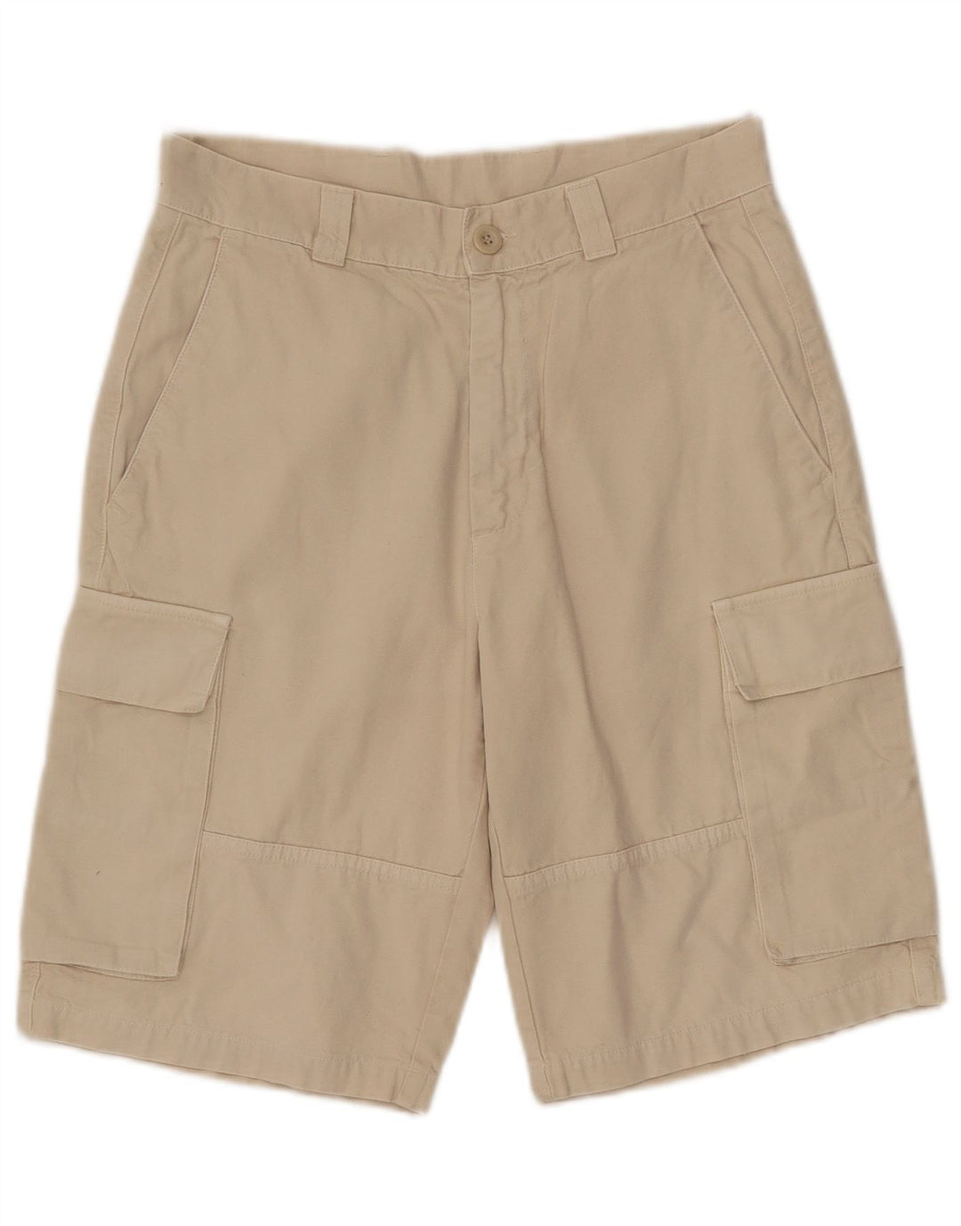 Shorts cargo masculino BENETTON W30 médio bege