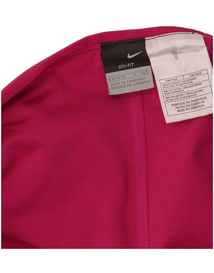 Nike Womens Dri Fit Skort US 16/18 XL Rosa Poliéster